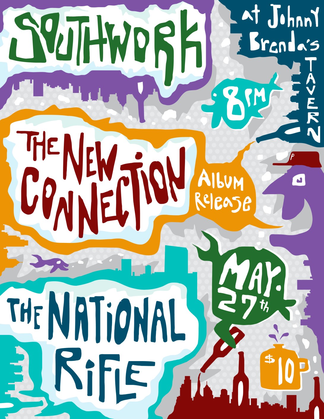 The New Connection - show flier