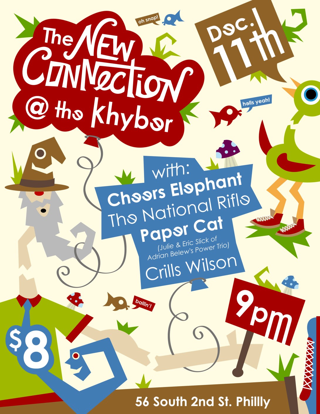 The New Connection - show flier